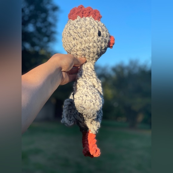 Ready to Ship Handmade Crochet Chicken Little - Picture 5 of 5